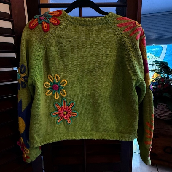 VTG MICHAEL SIMON ABSTRACT ART SWEATER, ONE SIZE - Picture 2 of 9